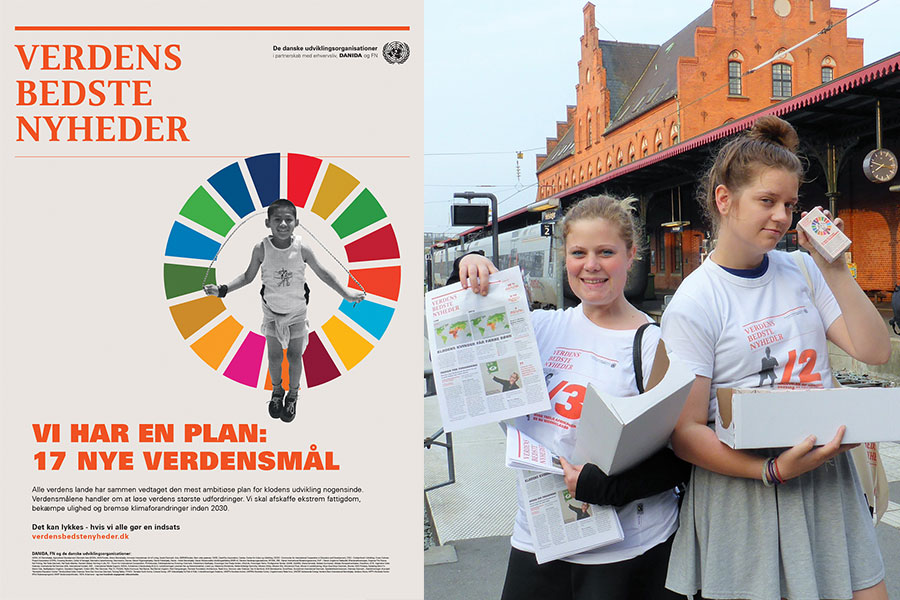 For 8. år i træk, deltager UFF-Humana i kampagnen : Verdens Bedste Nyheder