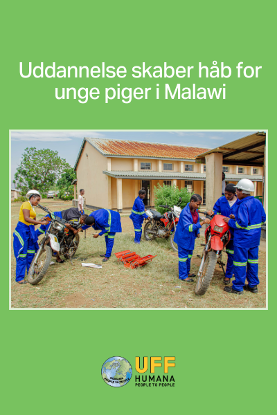 Uddannelse skaber håb for unge piger i Malawi
