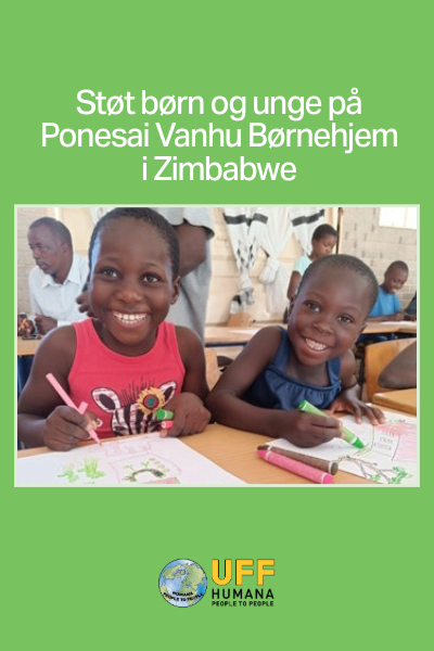 Støt børn og unge på Ponesai Vanhu Børnehjem i Zimbabwe