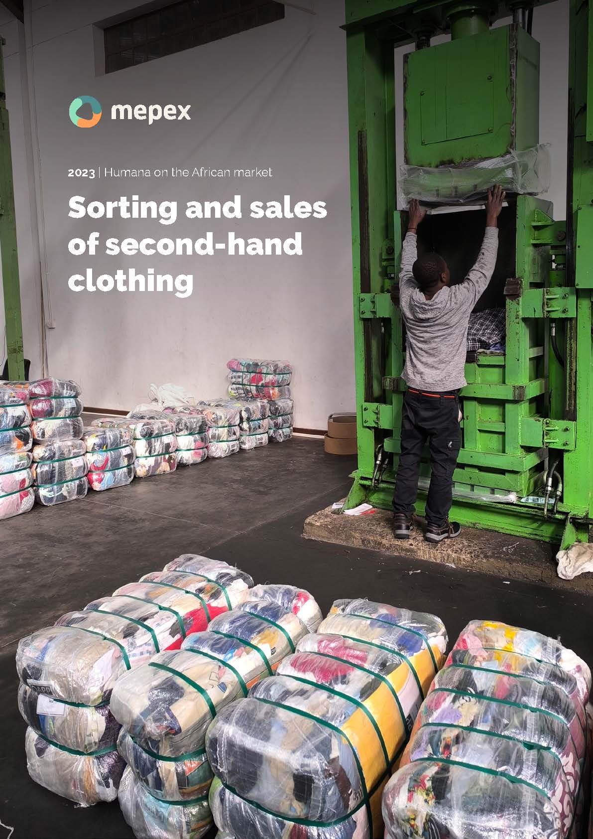 Sorting and sales of second-hand clothing